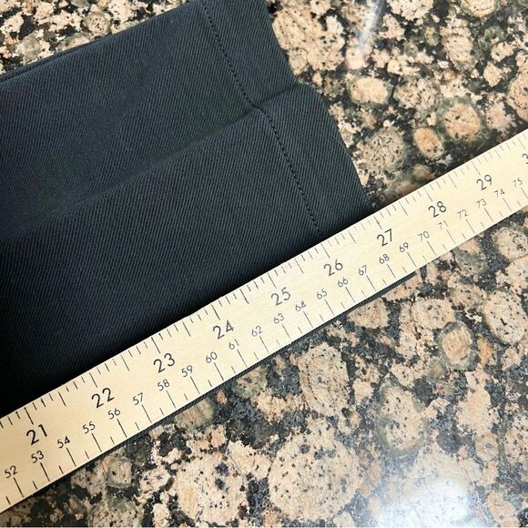 Anthropologie Pants Womens The Essential Slim Black Pockets Cargo Mid Rise Sz 10 - Picture 6 of 6